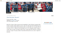 Desktop Screenshot of iltesorodisiena.net